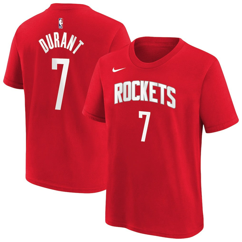 Kevin Durant Houston Rockets Youth Icon Name & Number T-Shirt - Red online