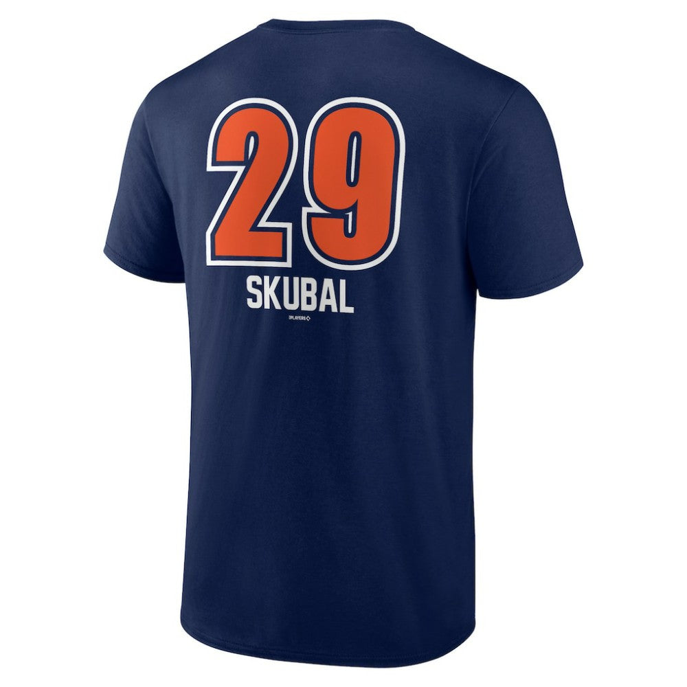 Tarik Skubal Detroit Tigers Fastball Player Name & Number T-Shirt Navy