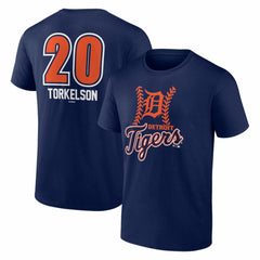 Spencer Torkelson Detroit Tigers Fastball Player Name & Number T-Shirt Navy
