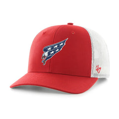 Washington Capitals '47 Logo Trucker Adjustable Hat - Red/White Hats