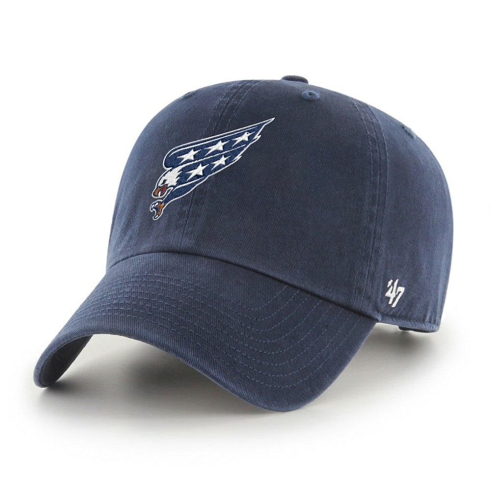 Washington Capitals '47 Alternate Clean Up Adjustable Hat - Navy Hats