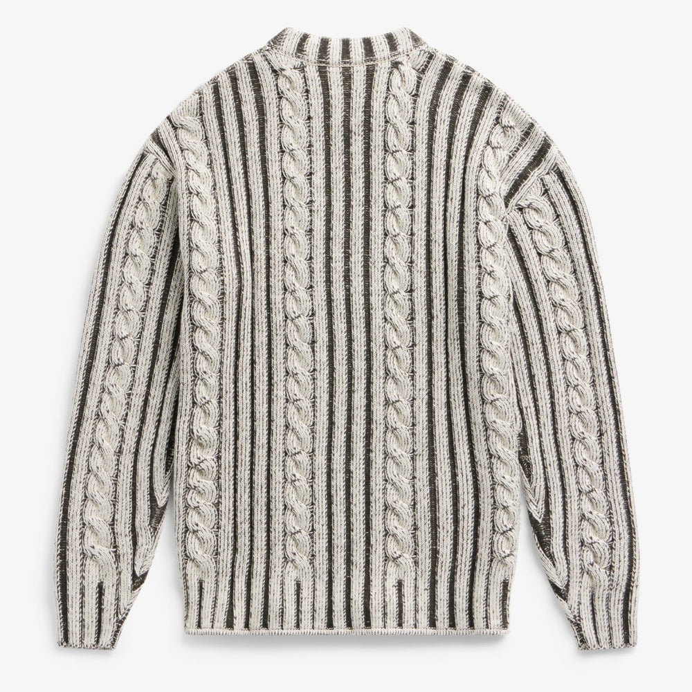 Detroit Lions Off Season x NFL Unisex Cable Knit Sweater - Cream/Gray online