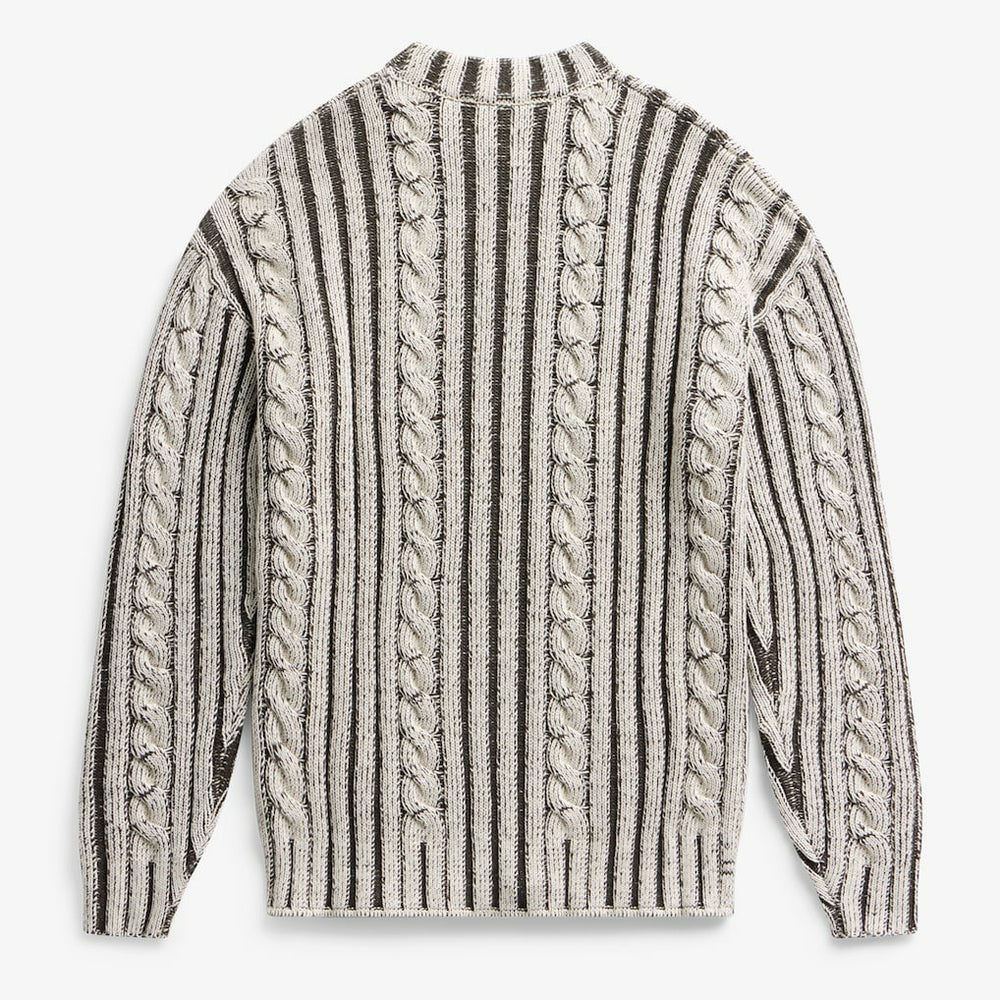 Buffalo Bills Off Season x NFL Unisex Cable Knit Sweater - Cream/Gray online