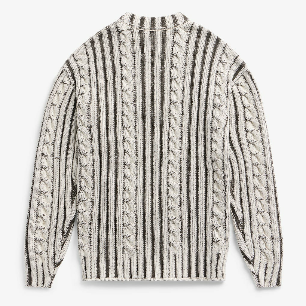 Philadelphia Eagles Off Season x NFL Unisex Cable Knit Sweater - Cream/Gray outlet