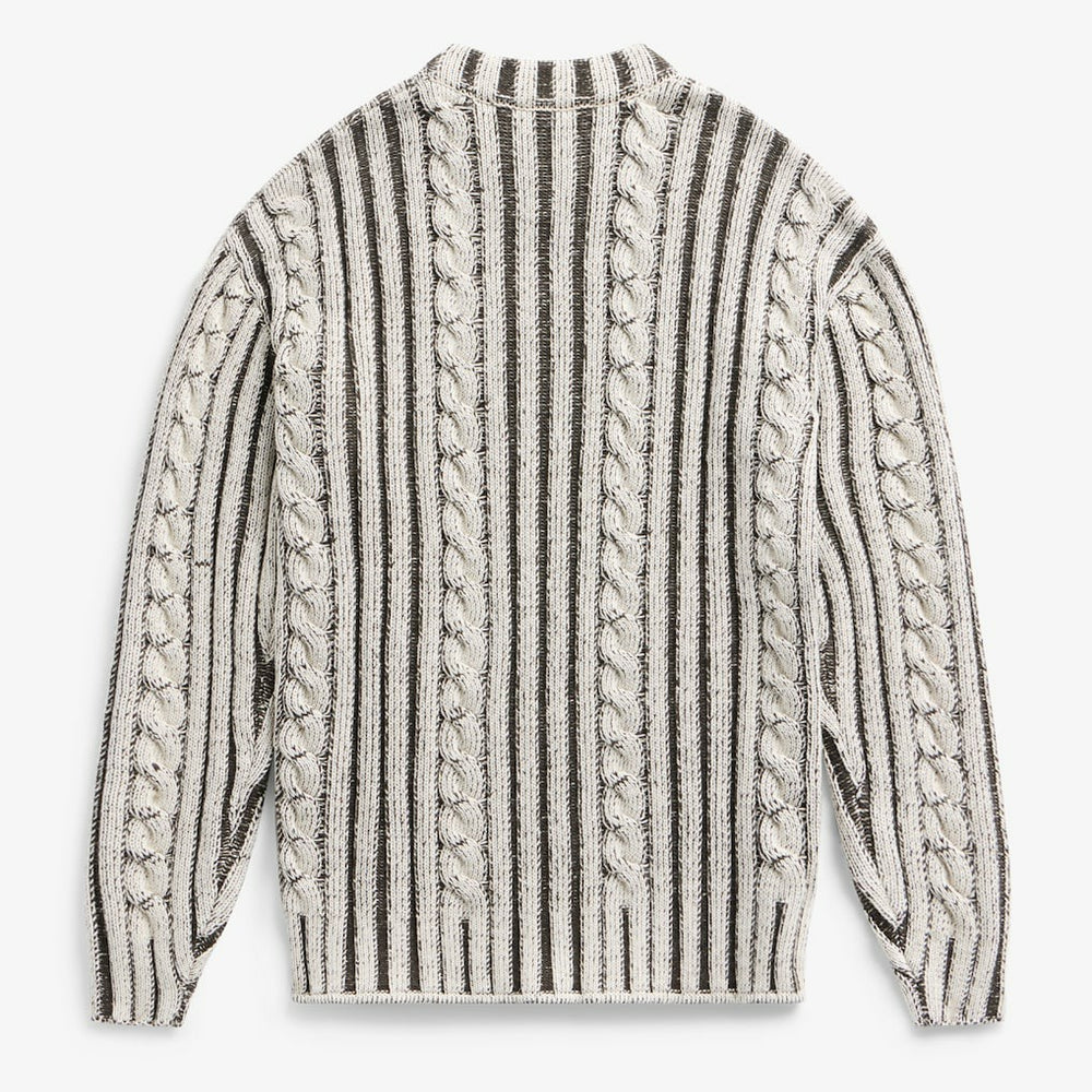 Philadelphia Eagles Off Season x NFL Unisex Cable Knit Sweater - Cream/Gray outlet