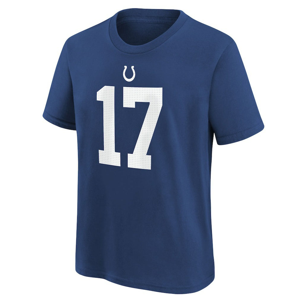 Daniel Jones Indianapolis Colts Youth Player Name & Number T-Shirt - Royal cheap