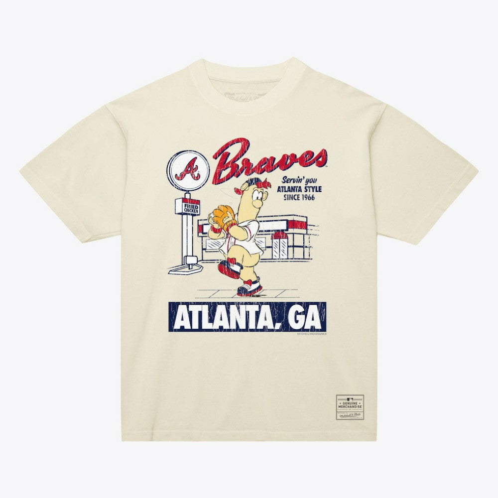Atlanta Braves Deli T-Shirt Cream