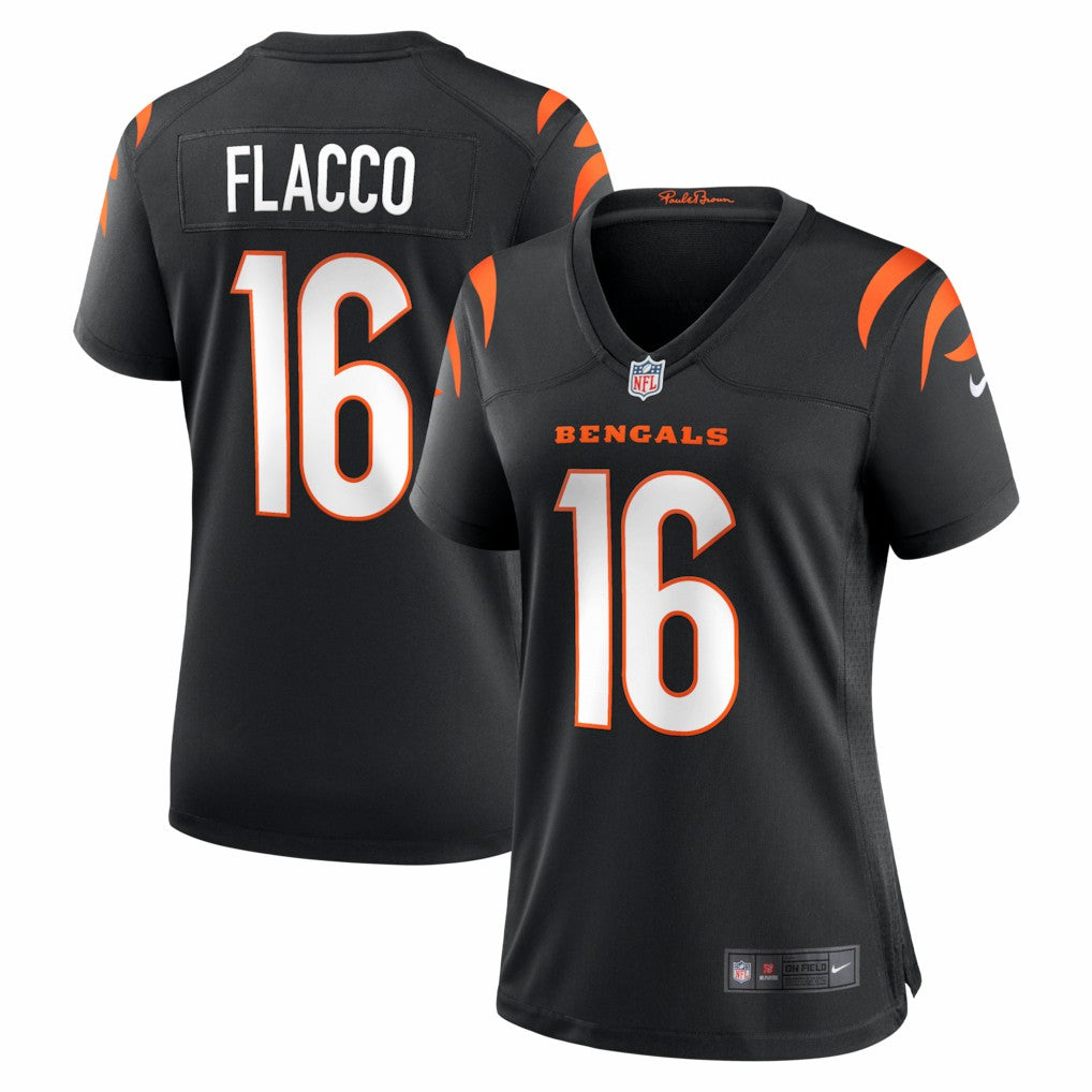 Joe Flacco Cincinnati Bengals Women's Team Game Jersey - Black outlet