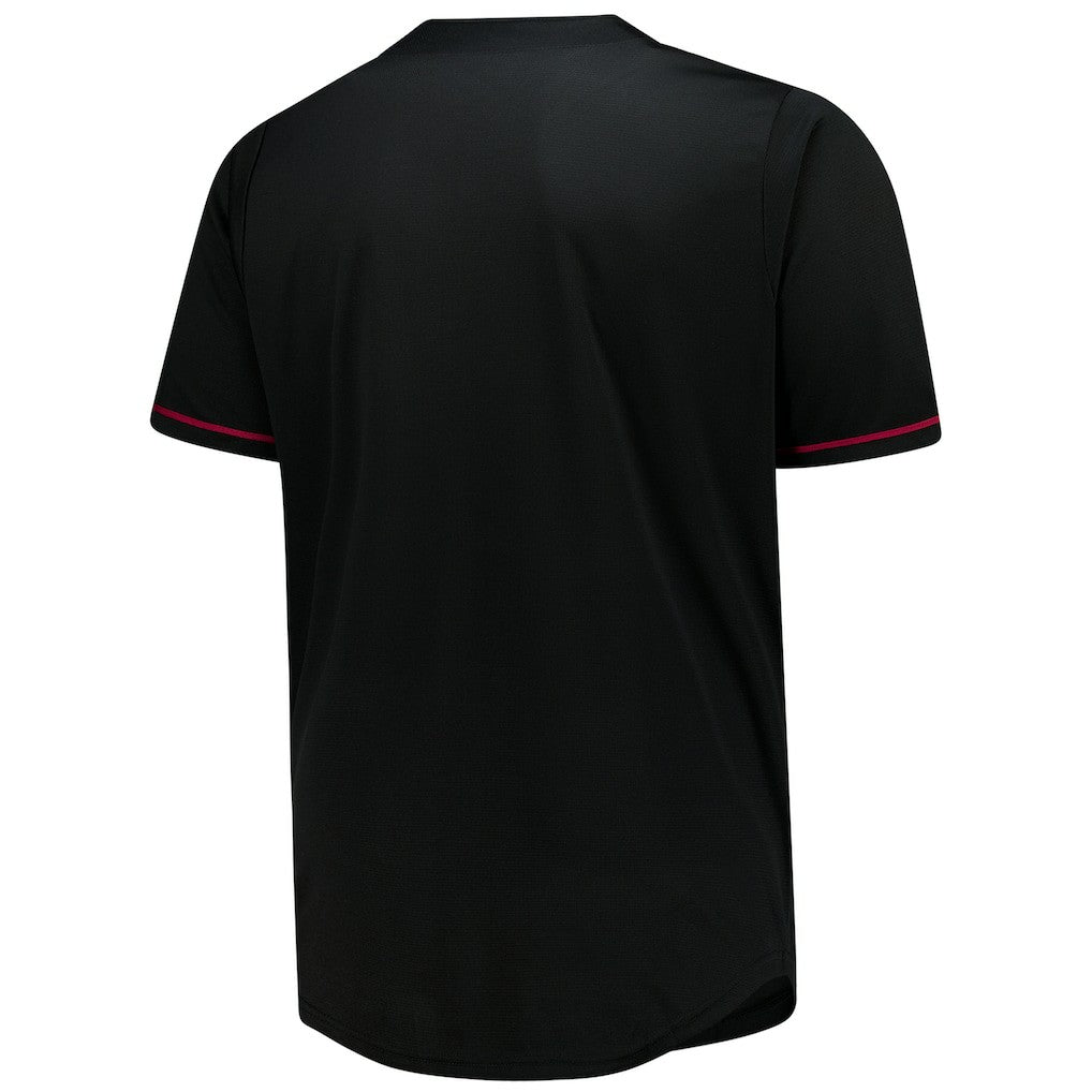 Cleveland Cavaliers Big & Tall Pop Full-Button Jersey sale - Black cheap