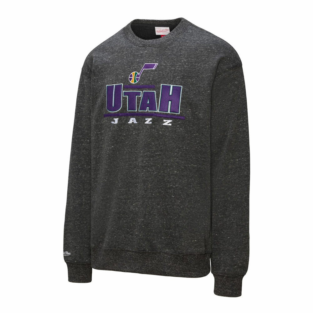 Utah Jazz Throw It Back Fleece Sweatshirt - Black cheap