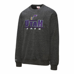 Utah Jazz Throw It Back Fleece Sweatshirt - Black cheap