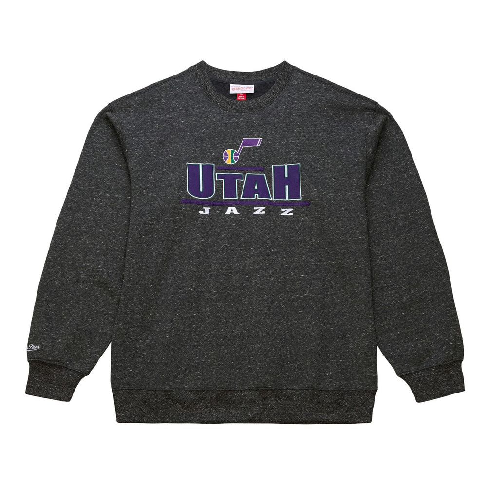 Utah Jazz Throw It Back Fleece Sweatshirt - Black cheap