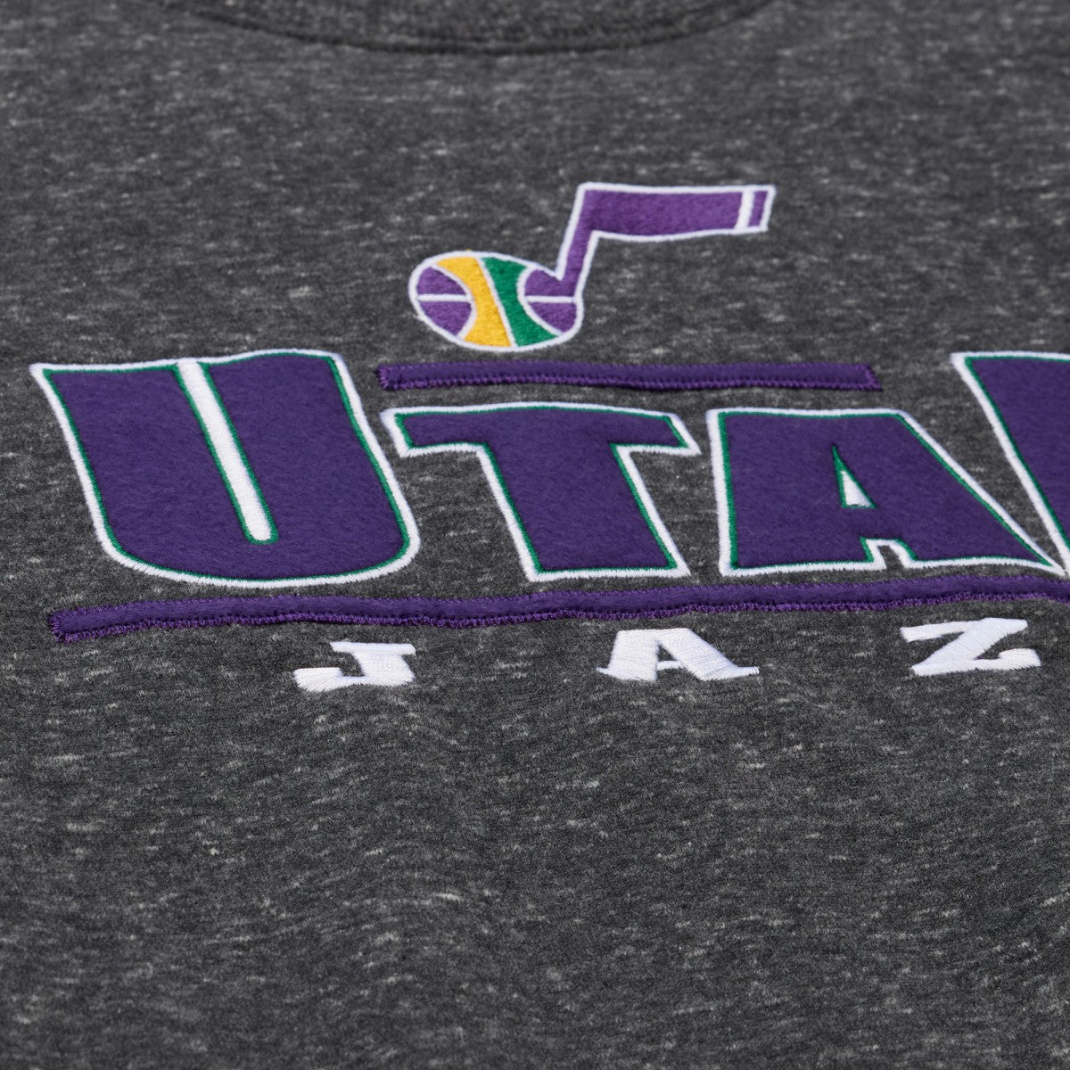 Utah Jazz Throw It Back Fleece Sweatshirt - Black cheap