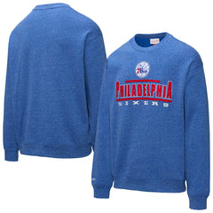 Philadelphia 76ers Throw It Back Fleece Sweatshirt - Royal online