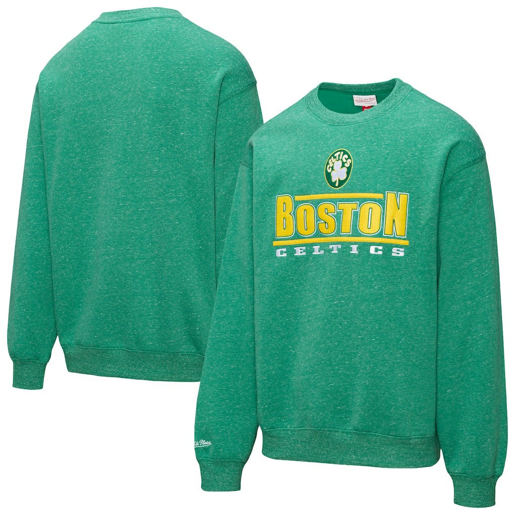 Boston Celtics Throw It Back Fleece Sweatshirt - Green on sale