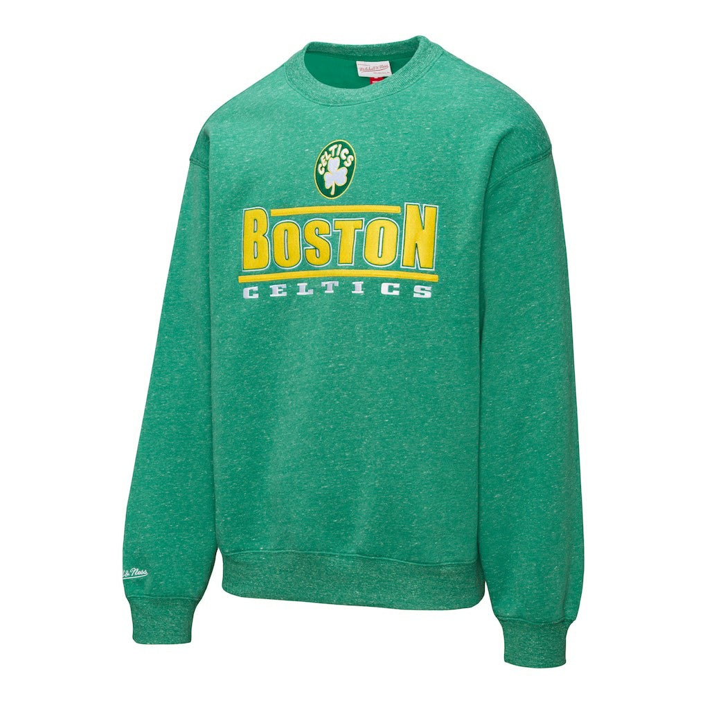 Boston Celtics Throw It Back Fleece Sweatshirt - Green on sale