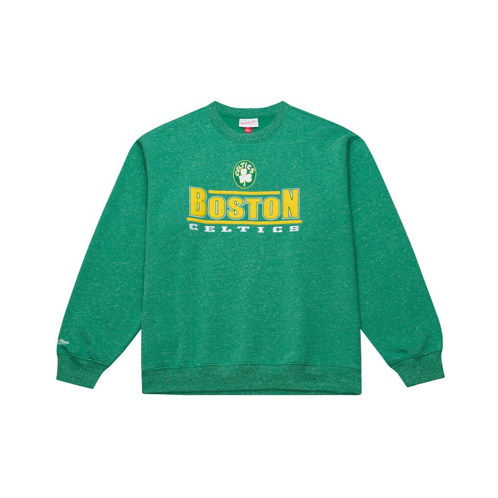 Boston Celtics Throw It Back Fleece Sweatshirt - Green on sale