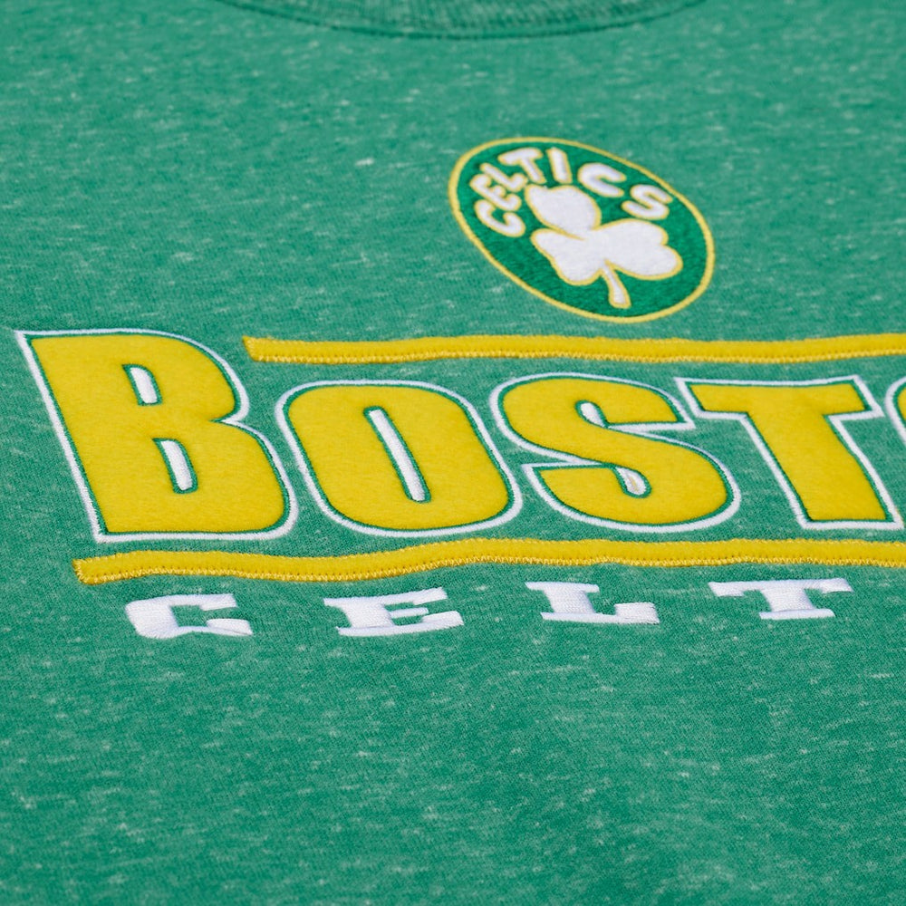 Boston Celtics Throw It Back Fleece Sweatshirt - Green on sale
