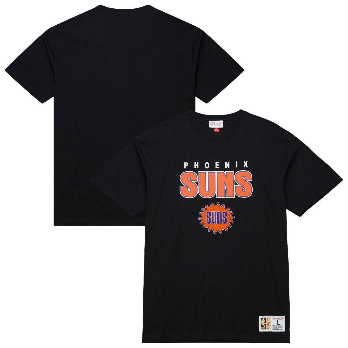 Phoenix Suns Hardwood Classics Throw It Back Premium T-Shirt - Black online