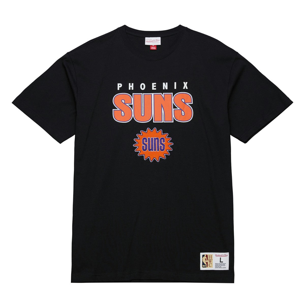 Phoenix Suns Hardwood Classics Throw It Back Premium T-Shirt - Black online