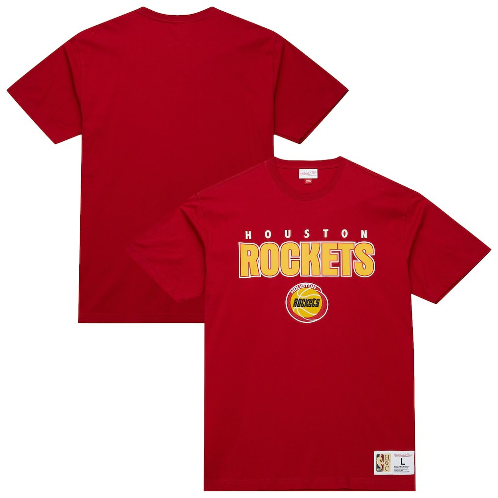 Houston Rockets Hardwood Classics Throw It Back Premium T-Shirt sale - Red discount