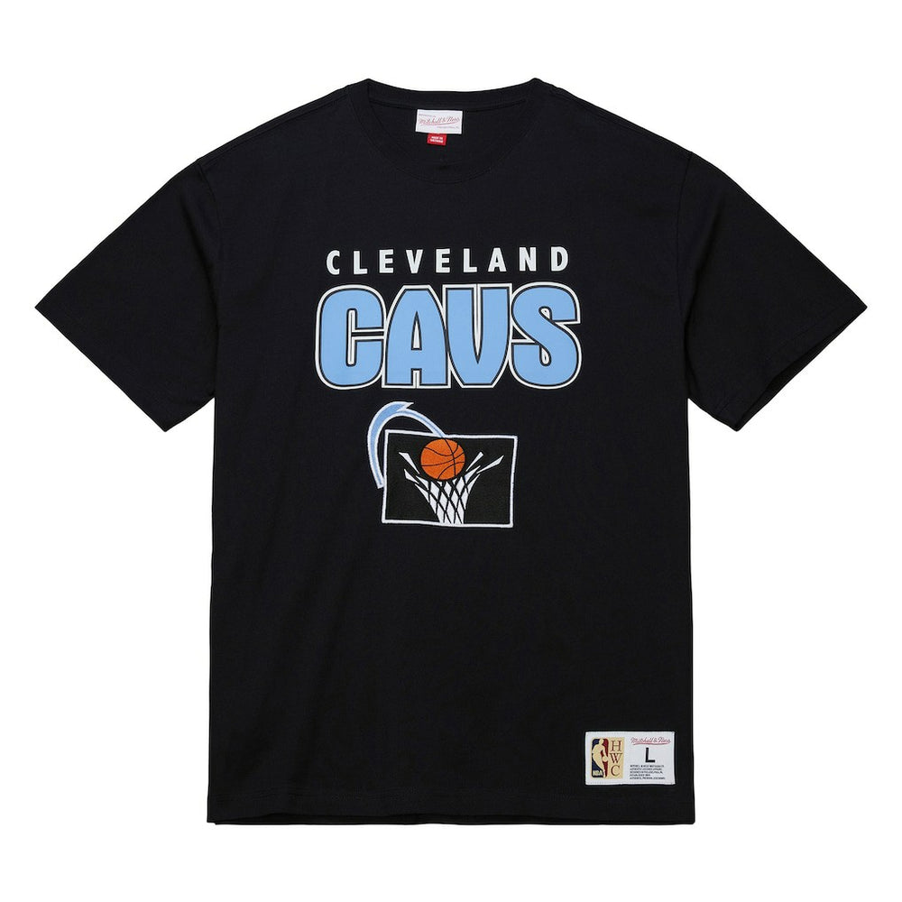 Cleveland Cavaliers Hardwood Classics Throw It Back Premium T-Shirt sale - Black cheap