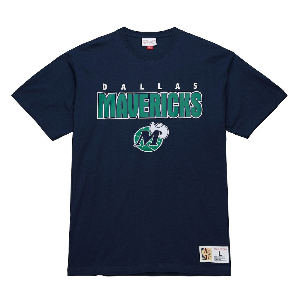 Dallas Mavericks Hardwood Classics Throw It Back Premium T-Shirt sale - Navy shop