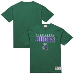 Milwaukee Bucks Hardwood Classics Throw It Back Premium T-Shirt - Green online
