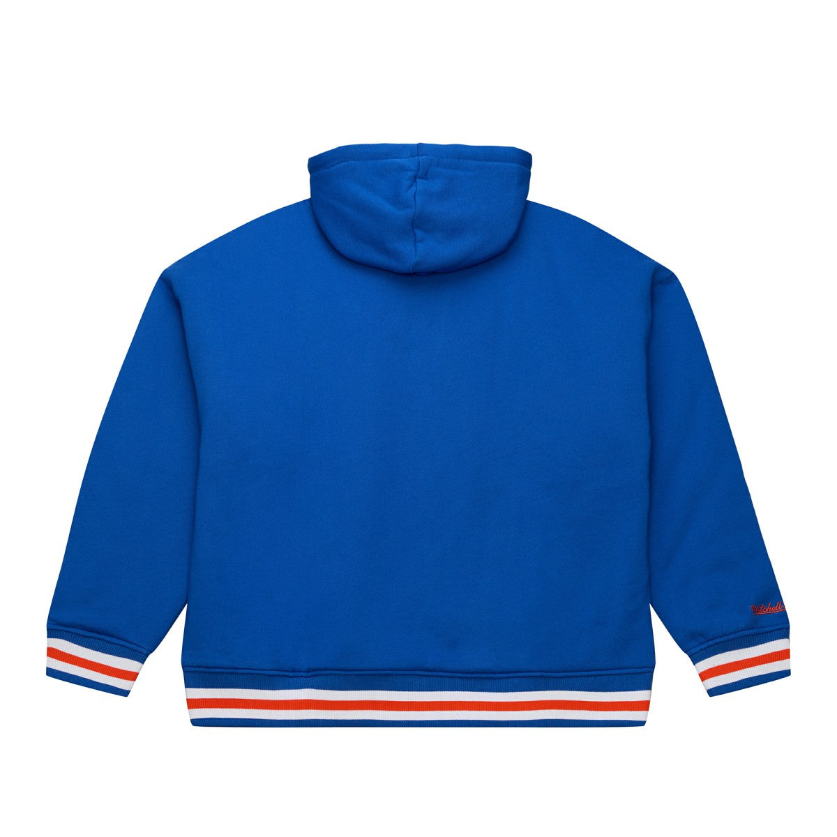 New York Knicks Throw It Back Quilted Fleece Quarter-Zip Hoodie - Blue cheap
