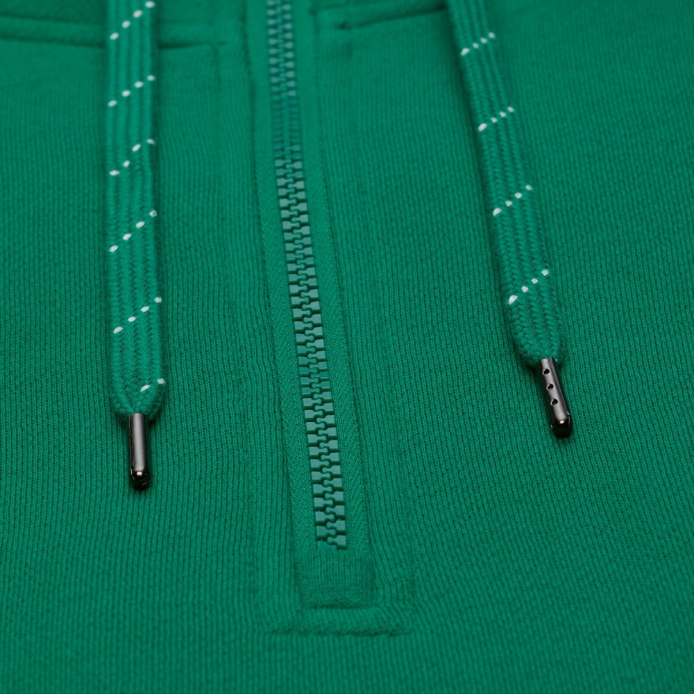Boston Celtics Throw It Back Quilted Fleece Quarter-Zip Hoodie - Green shop