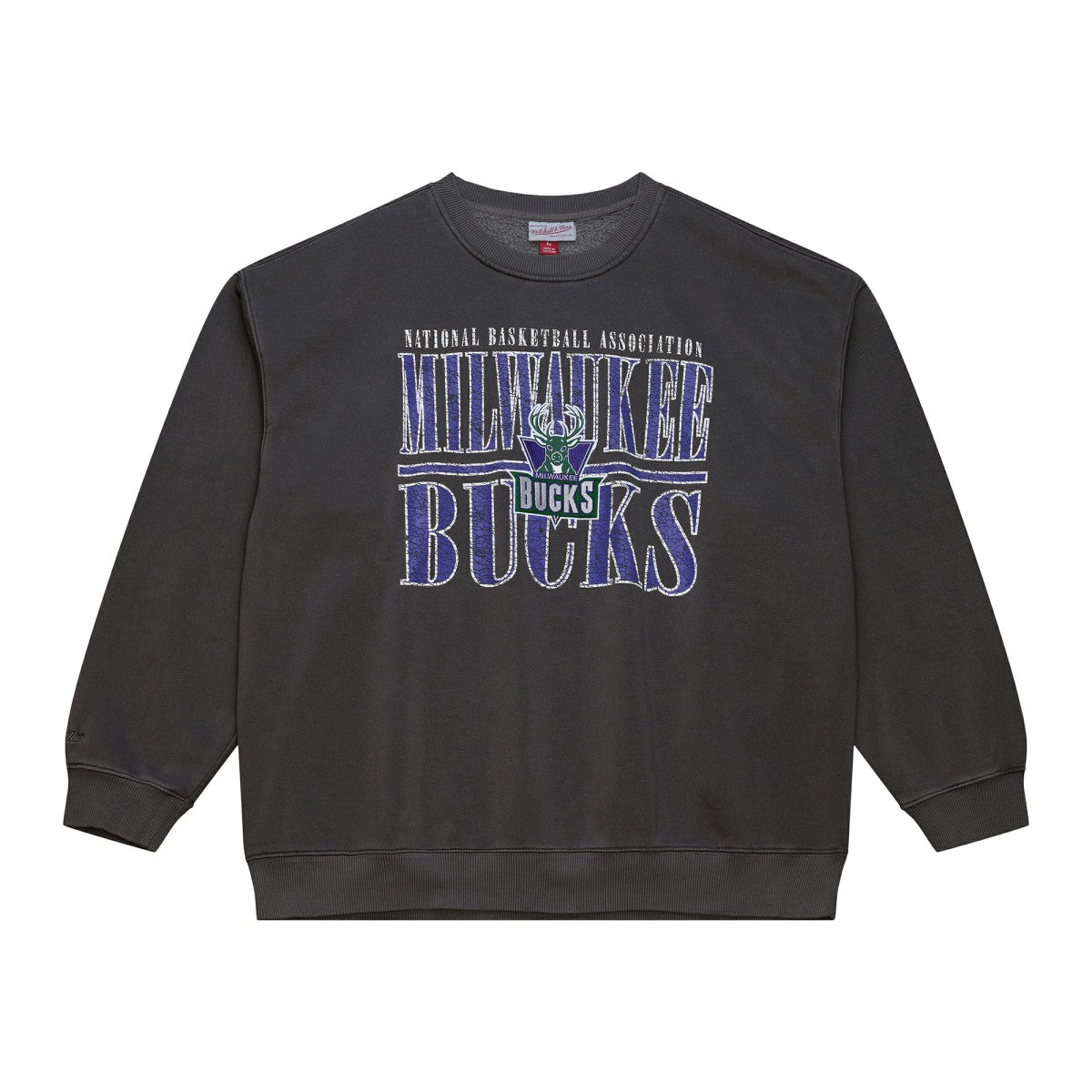 Milwaukee Bucks NBA Downtown Collection Fleece Sweatshirt - Black for sale