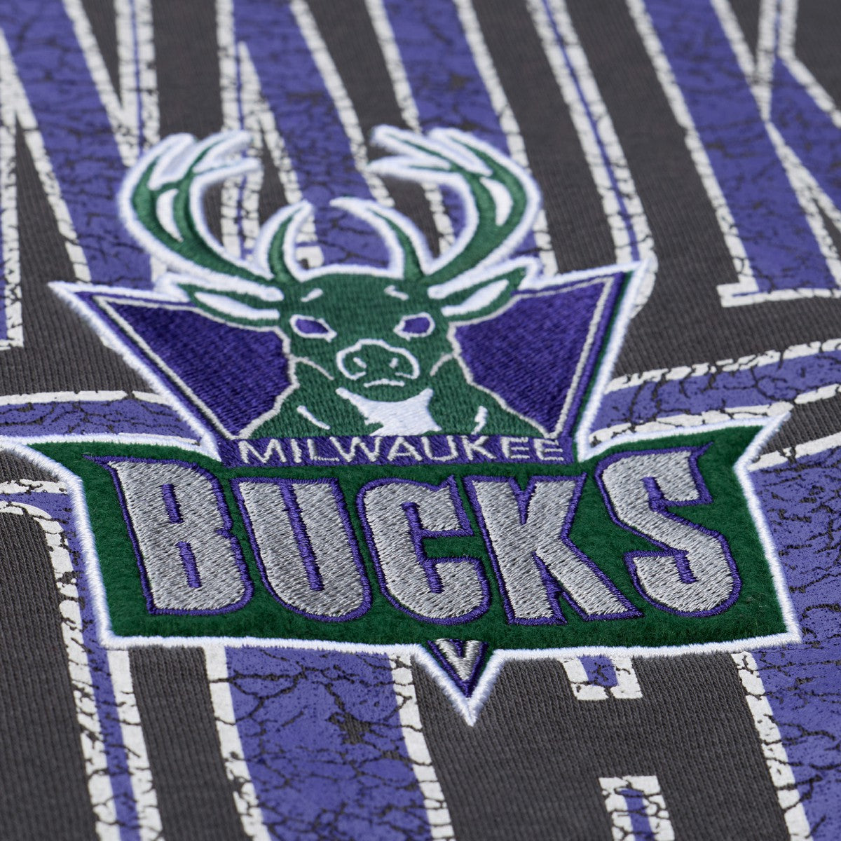 Milwaukee Bucks NBA Downtown Collection Fleece Sweatshirt - Black for sale