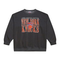 New York Knicks NBA Downtown Collection Fleece Sweatshirt - Black shop