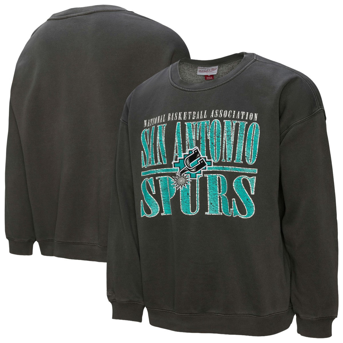 San Antonio Spurs NBA Downtown Collection Fleece Sweatshirt - Black discount