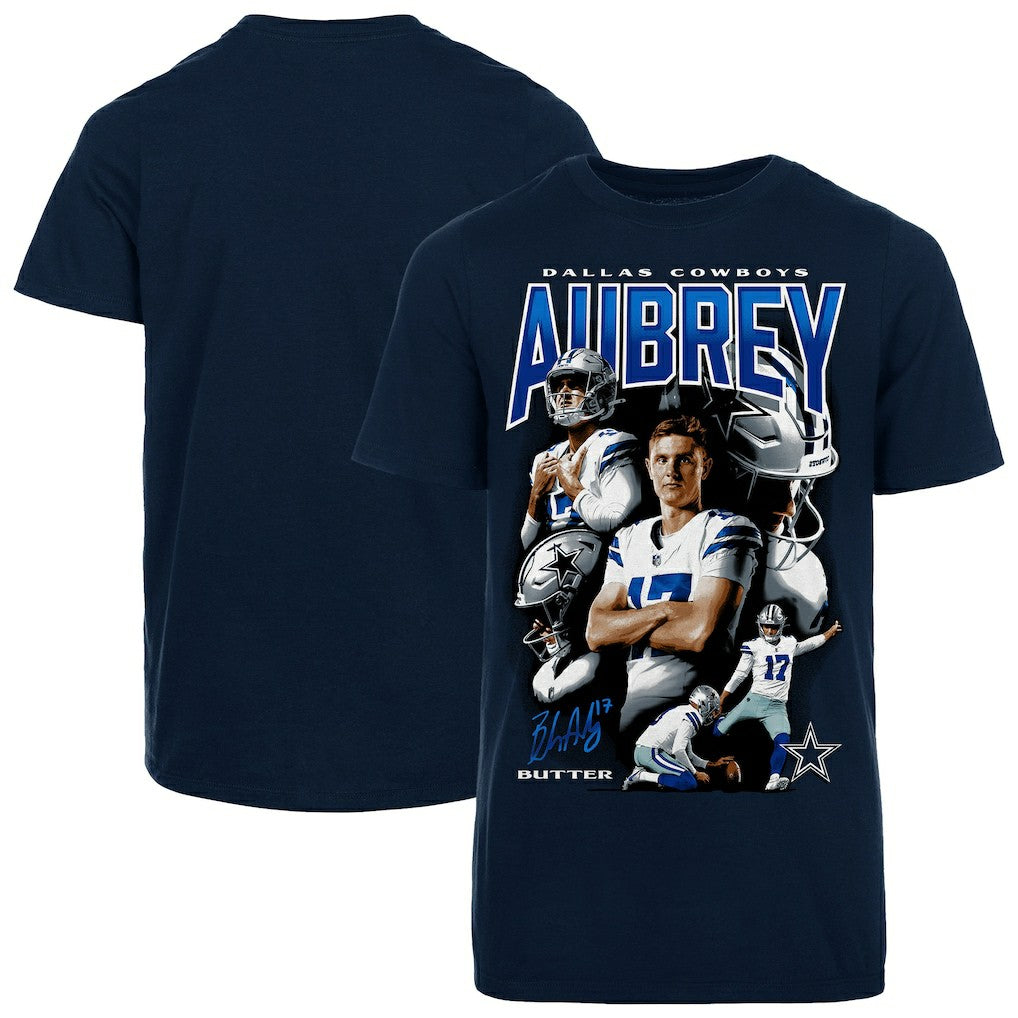 Brandon Aubrey Dallas Cowboys Youth Collage T-Shirt - Navy outlet
