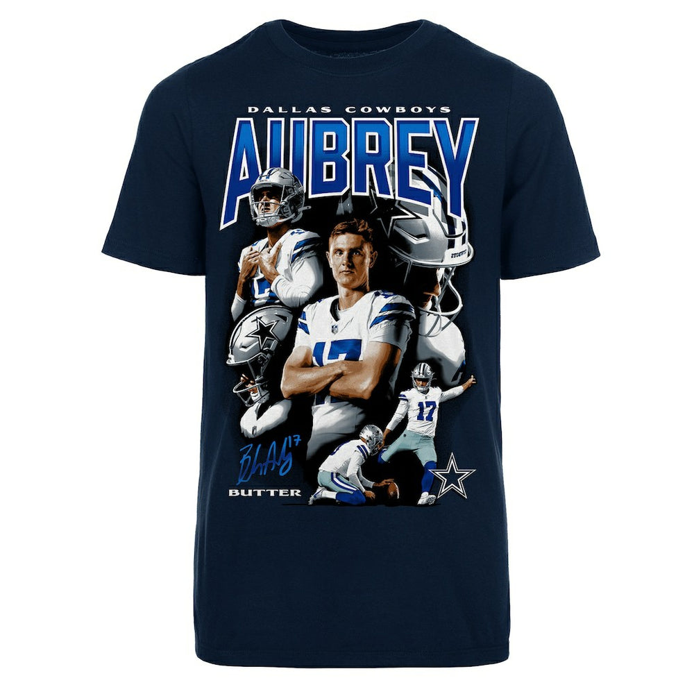 Brandon Aubrey Dallas Cowboys Youth Collage T-Shirt - Navy outlet