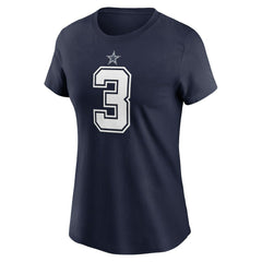 George Pickens Dallas Cowboys Women's Player Name & Number T-Shirt - Navy sale