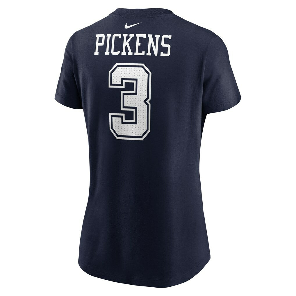 George Pickens Dallas Cowboys Women's Player Name & Number T-Shirt - Navy sale