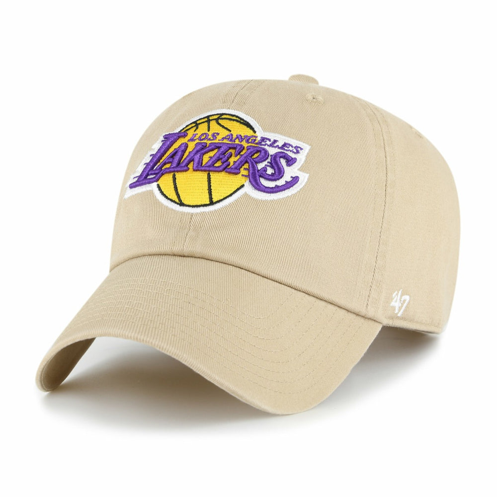 Los Angeles Lakers '47 Logo Clean Up Adjustable Hat - Khaki for sale