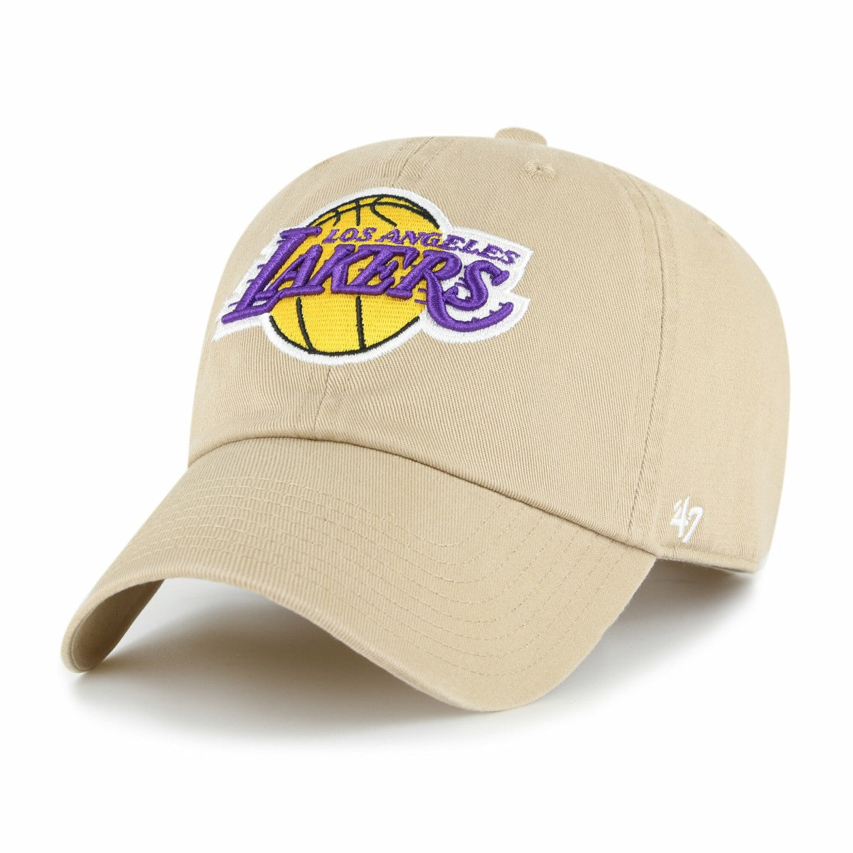Los Angeles Lakers '47 Logo Clean Up Adjustable Hat - Khaki for sale