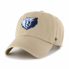 Memphis Grizzlies '47 Logo Clean Up Adjustable Hat - Khaki outlet