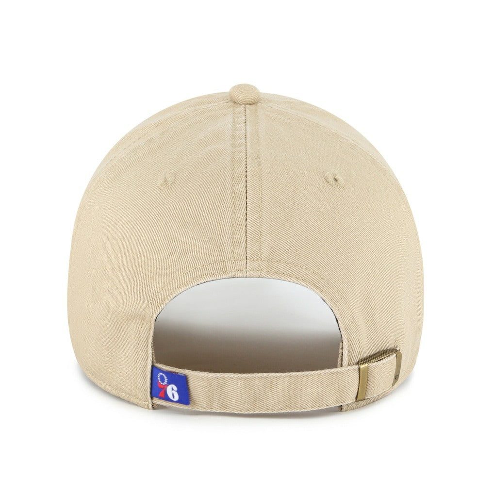 Philadelphia 76ers '47 Logo Clean Up Adjustable Hat - Khaki outlet