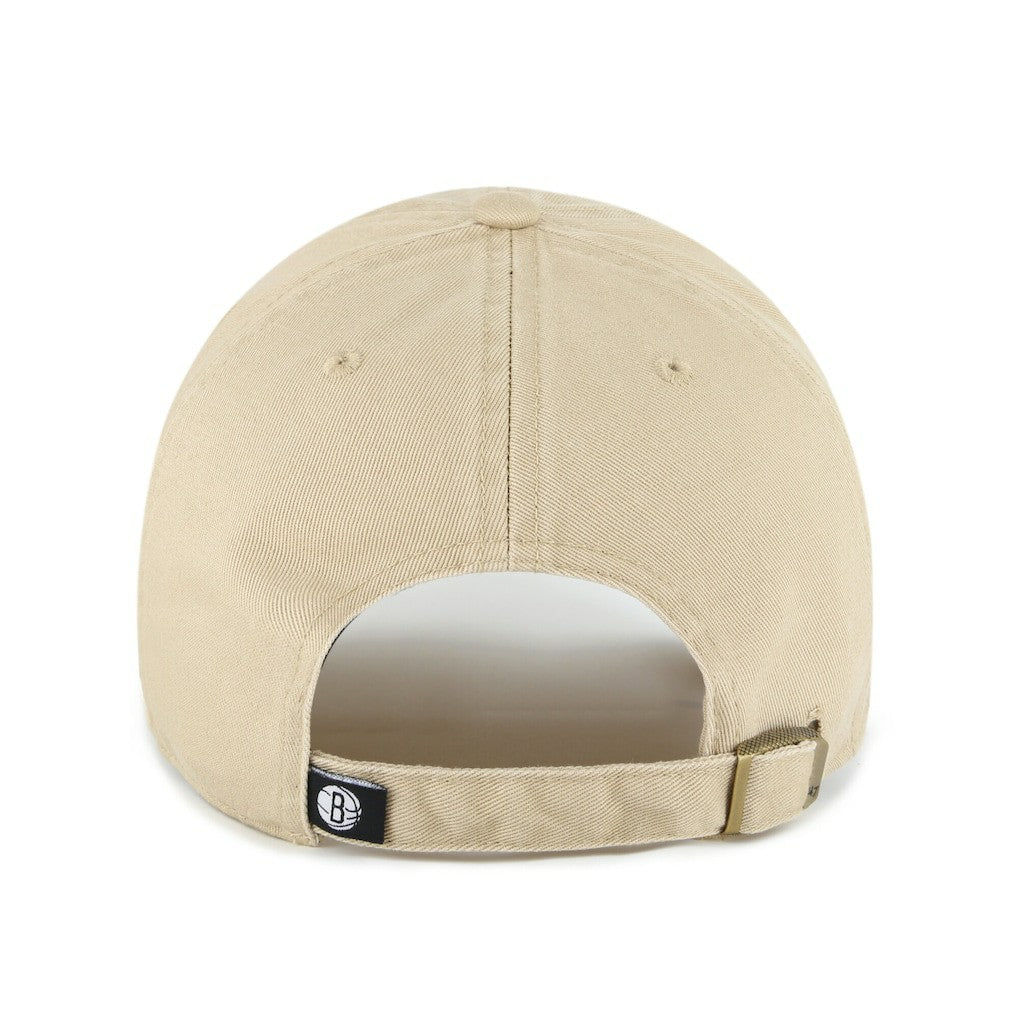 Brooklyn Nets '47 Logo Clean Up Adjustable Hat - Khaki for sale