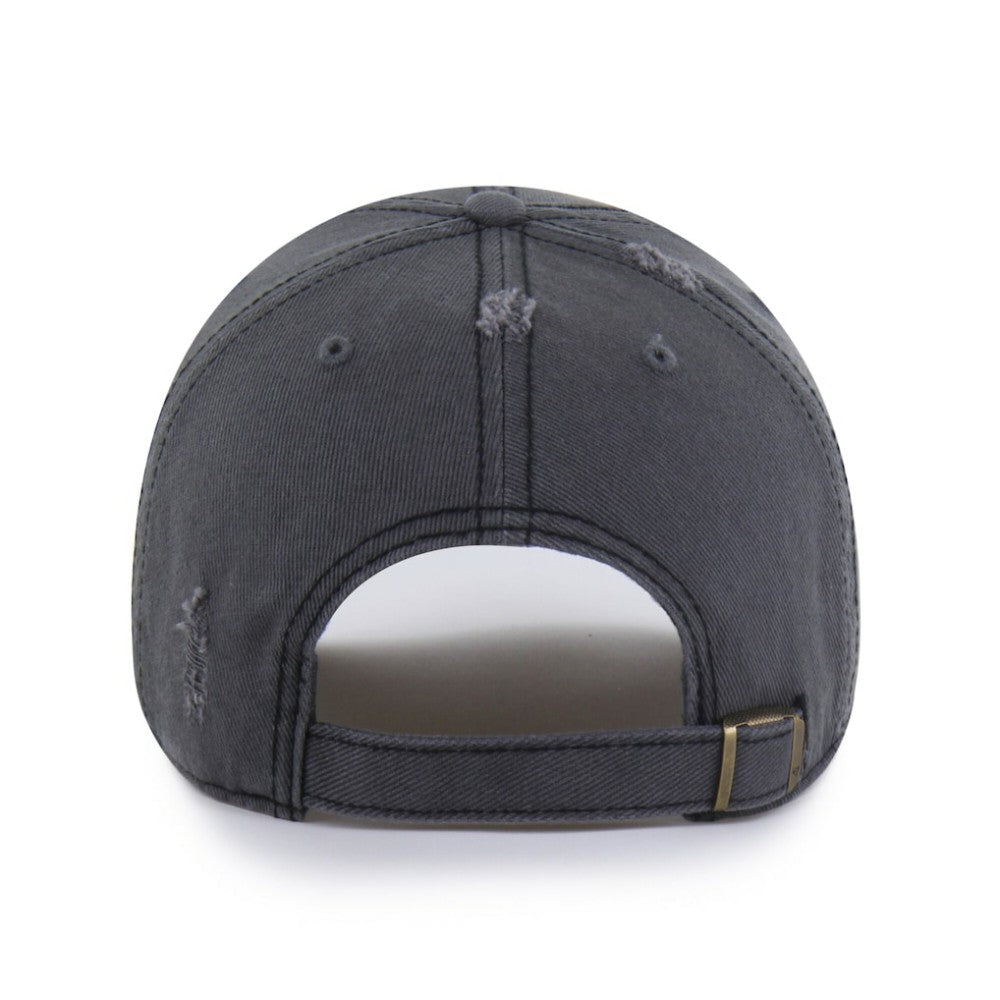 Boston Bruins '47 Weathered Clean Up Adjustable Hat - Charcoal Hats