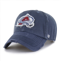 Colorado Avalanche '47 Weathered Clean Up Adjustable Hat - Navy Hats