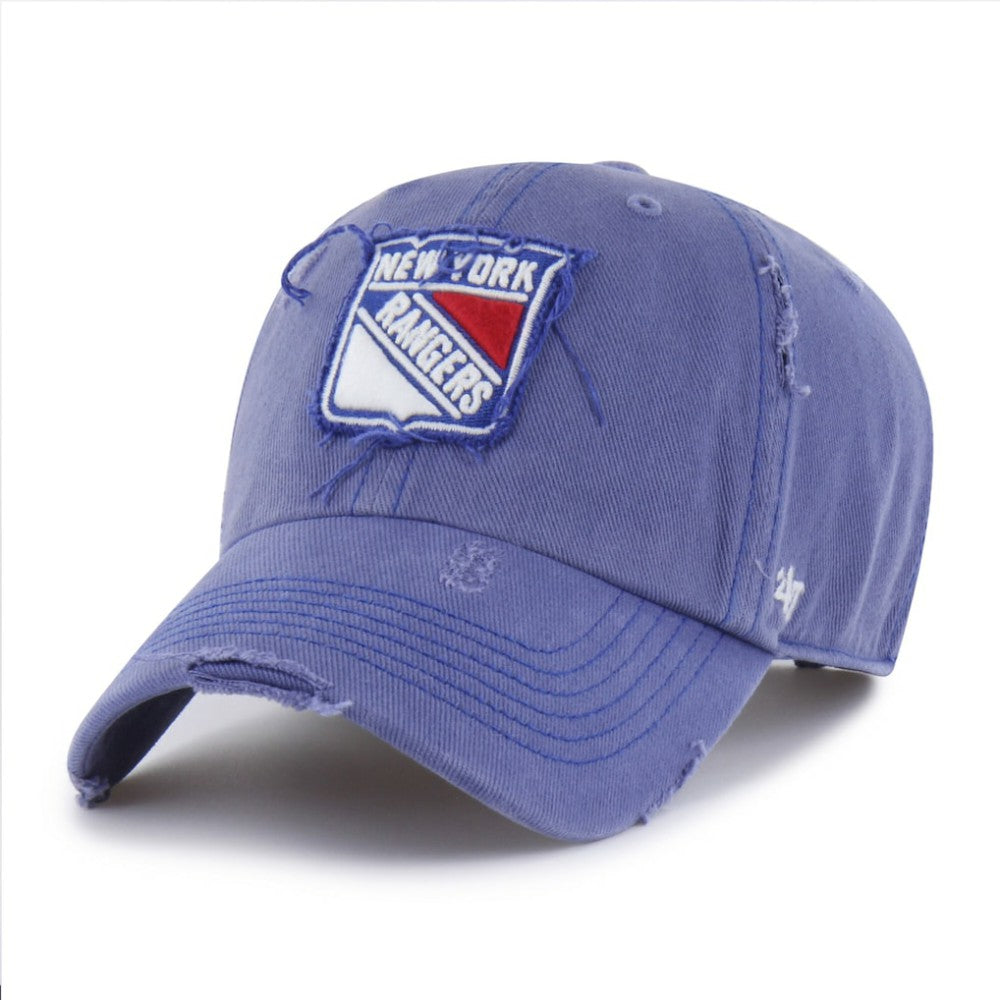 New York Rangers '47 Weathered Clean Up Adjustable Hat - Blue Hats