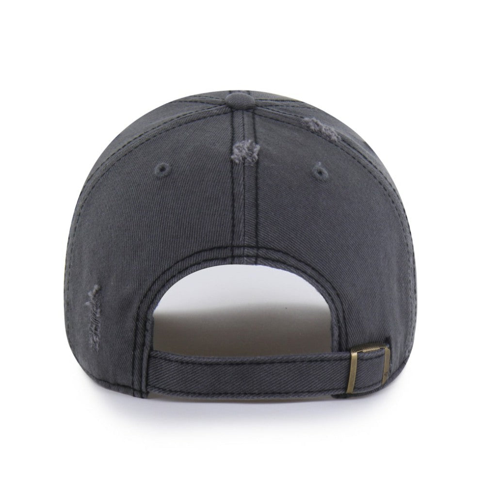 Utah Mammoth '47 Weathered Clean Up Adjustable Hat - Charcoal Hats