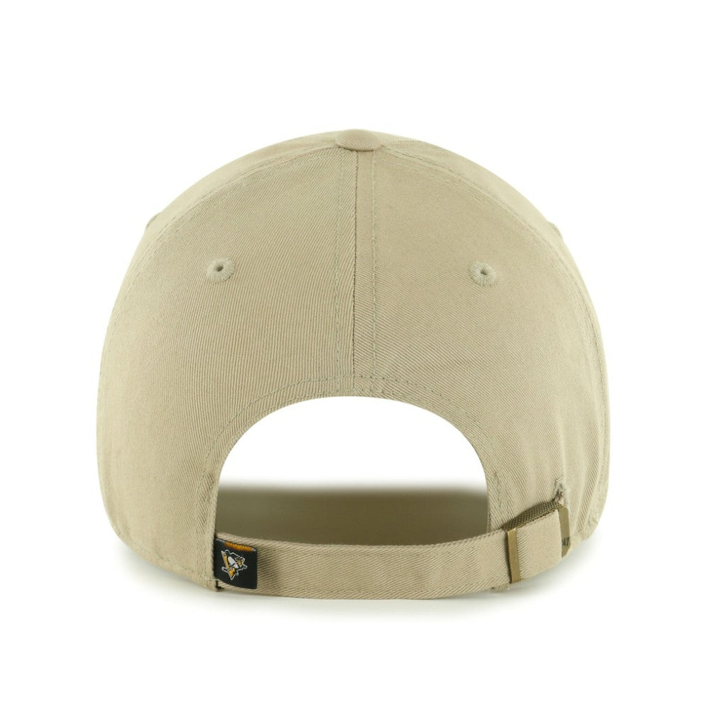 Pittsburgh Penguins '47 Logo Clean Up Adjustable Hat - Khaki Hats