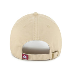 Colorado Avalanche '47 Logo Clean Up Adjustable Hat - Khaki Hats