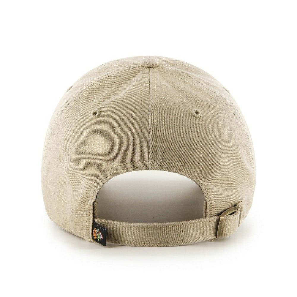 Chicago Blackhawks '47 Logo Clean Up Adjustable Hat - Khaki Hats